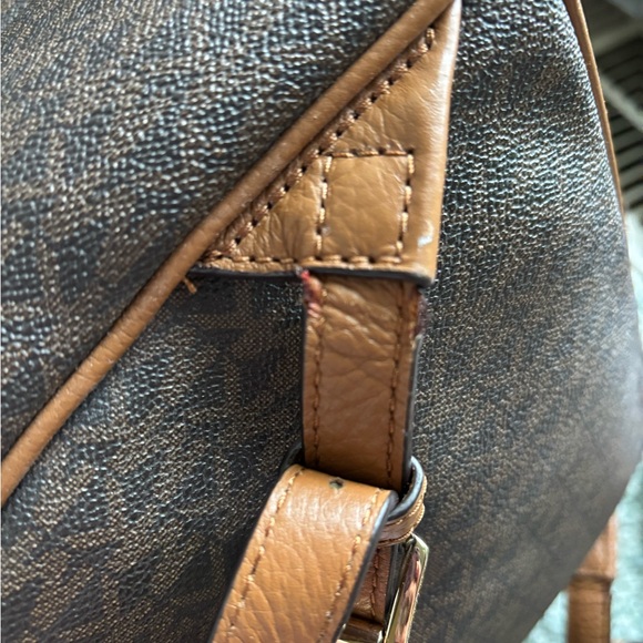 Michael Kors Abbey Brown/acorn medium  studded backpack - Picture 13 of 14